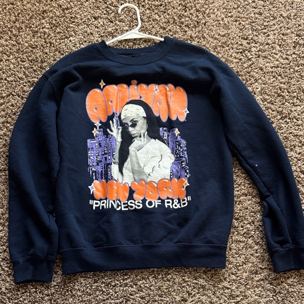 Black Graphic Sweater